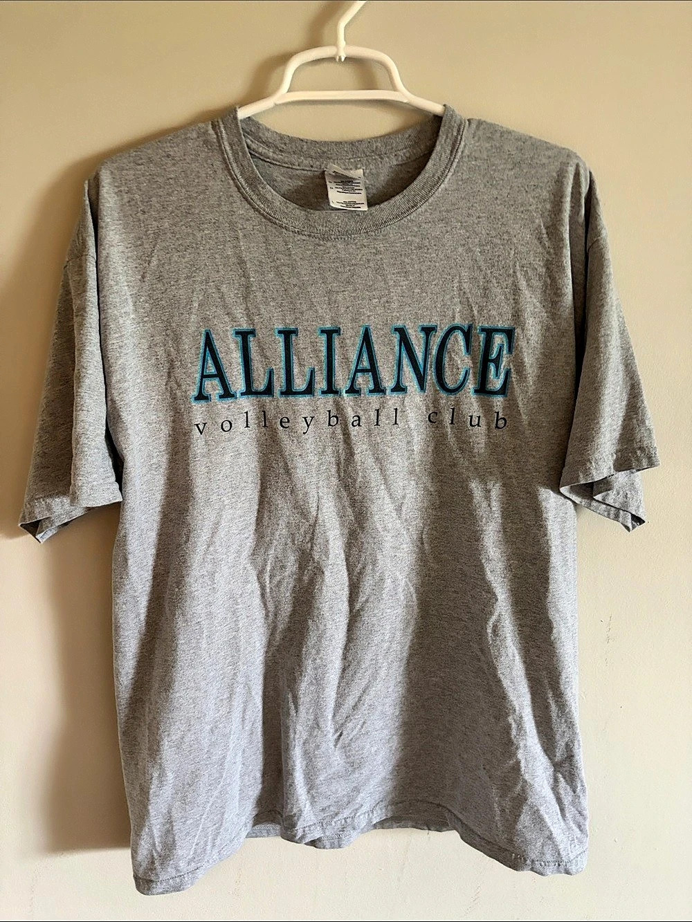 Gildan Alliance Volleyball Club Gray Large Tee